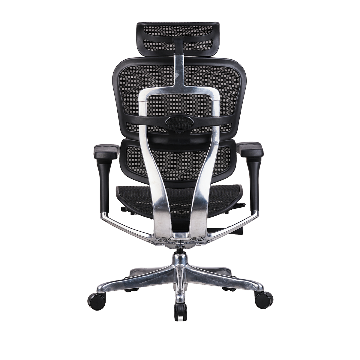 Featherlite Pinnacle Mesh Office Chair with Headrest (Black)