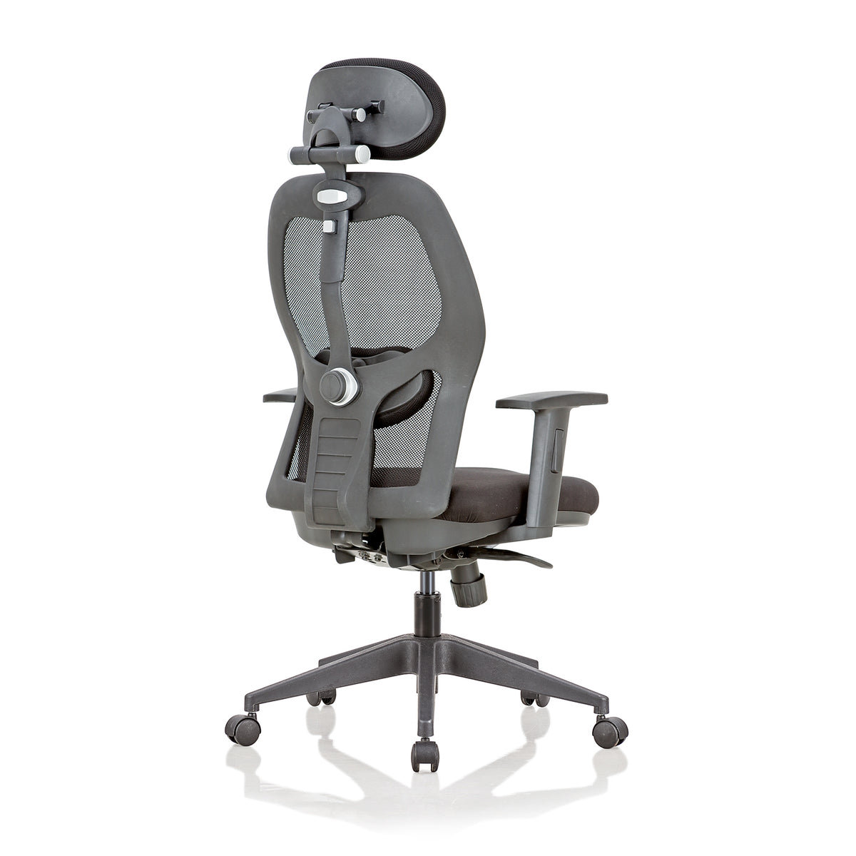 Featherlite Anatom Mesh Office Chair with Headrest (Black), view 3