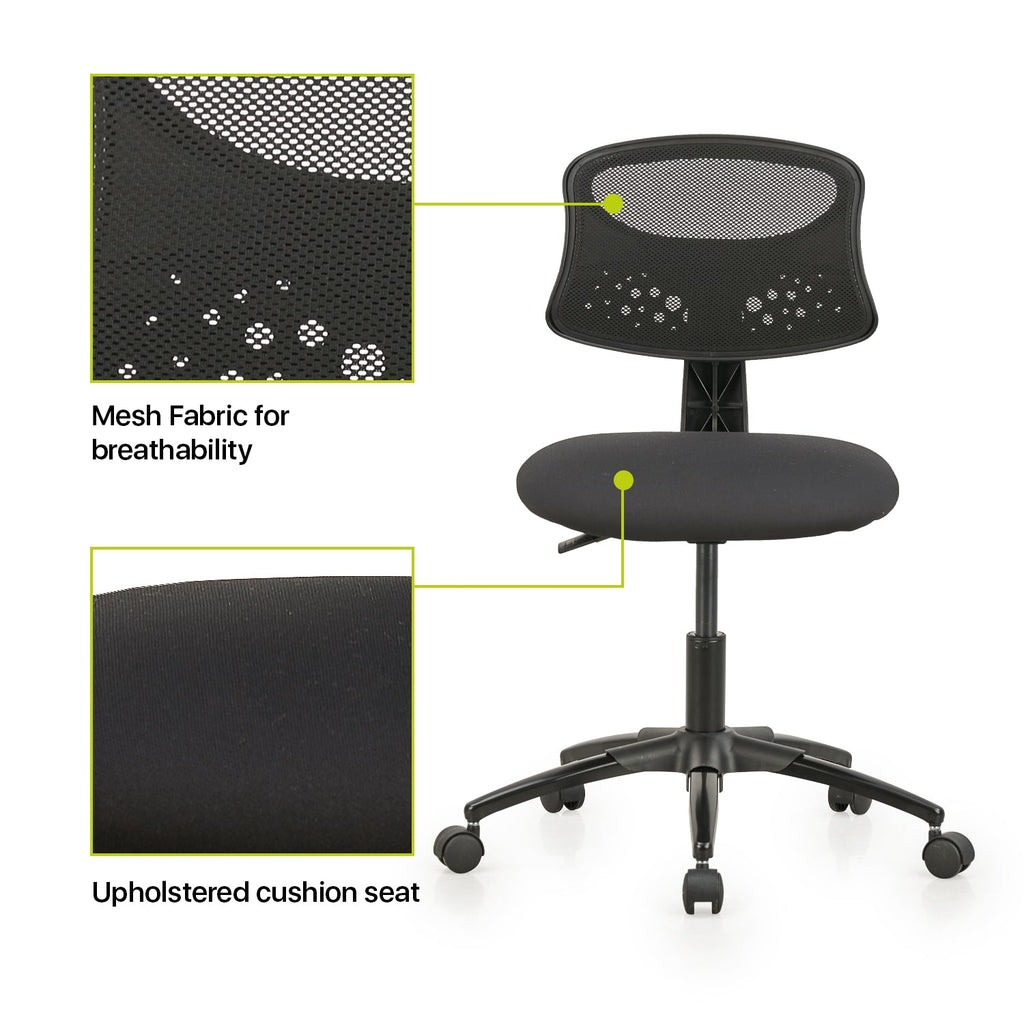 Featherlite Student Revolving Desk Chair without Arms
