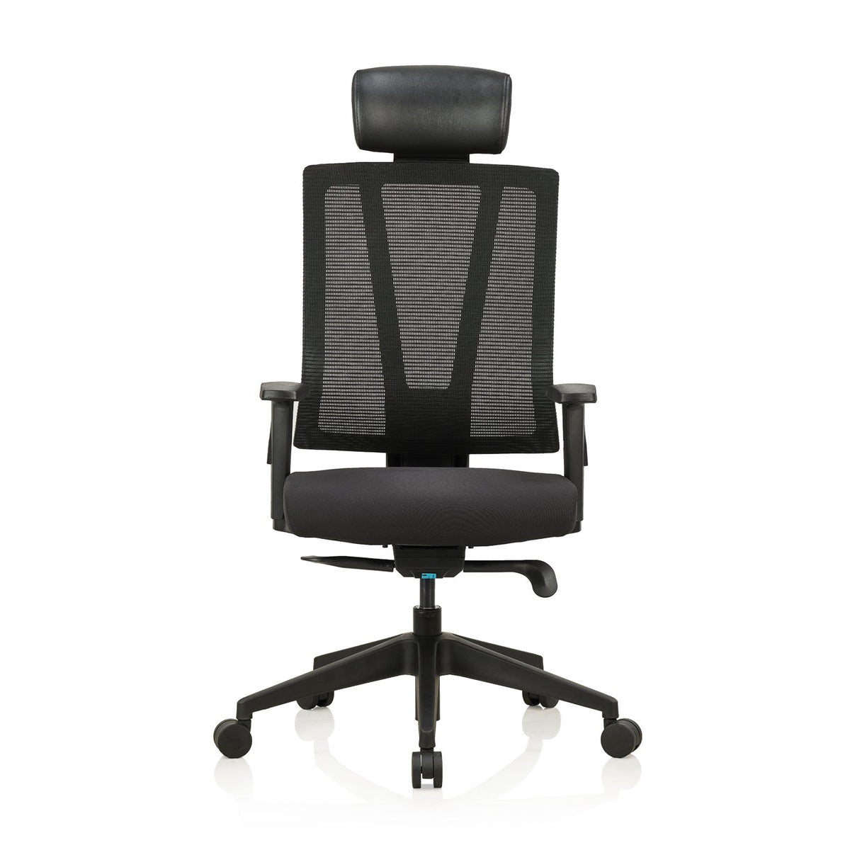 Featherlite Enzo High Back Mesh Chair with Magnaflex System for Stable Lower Back Support & Self Calibrate Multilock Mechanism