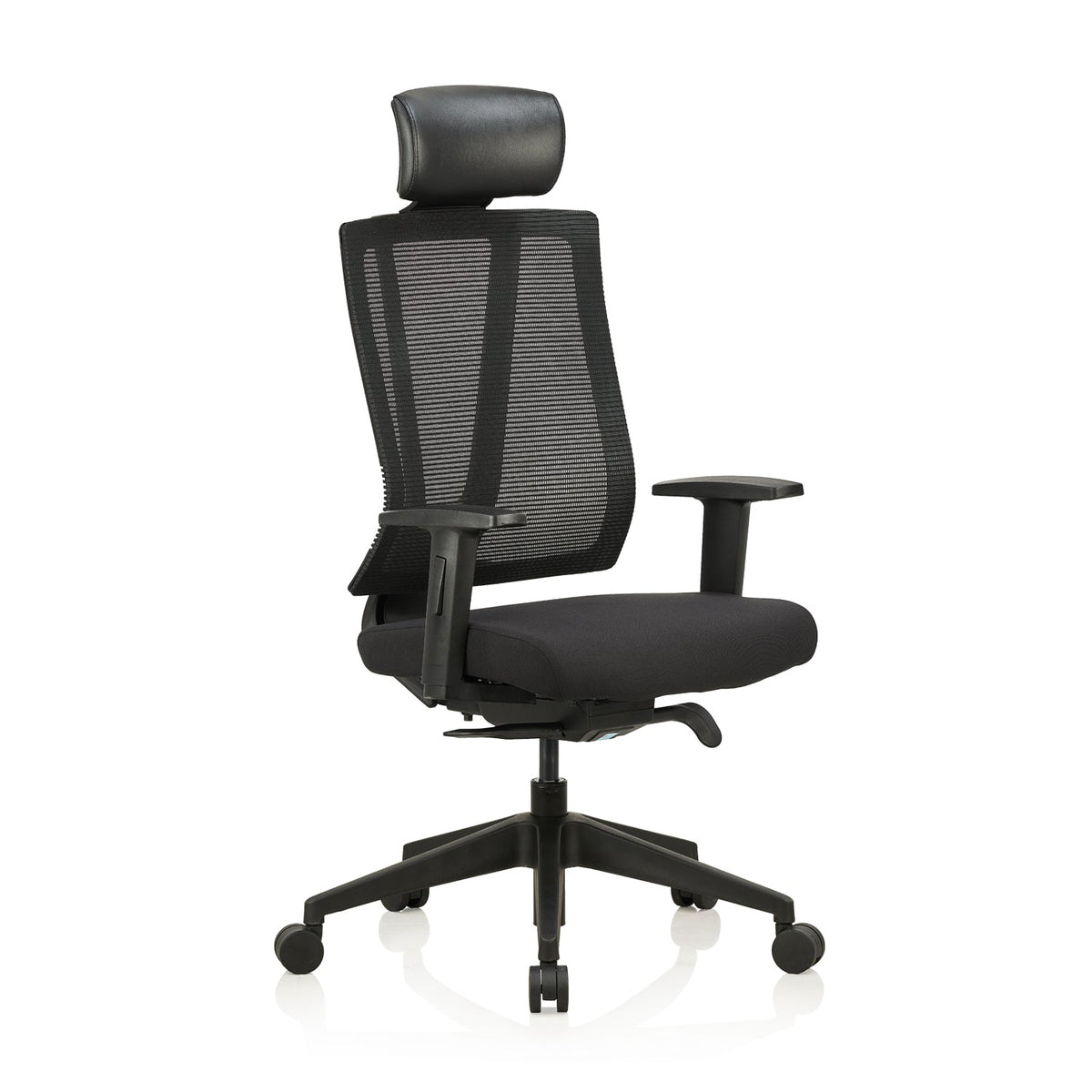 Featherlite Enzo Mesh Office Chair with Headrest, view 1