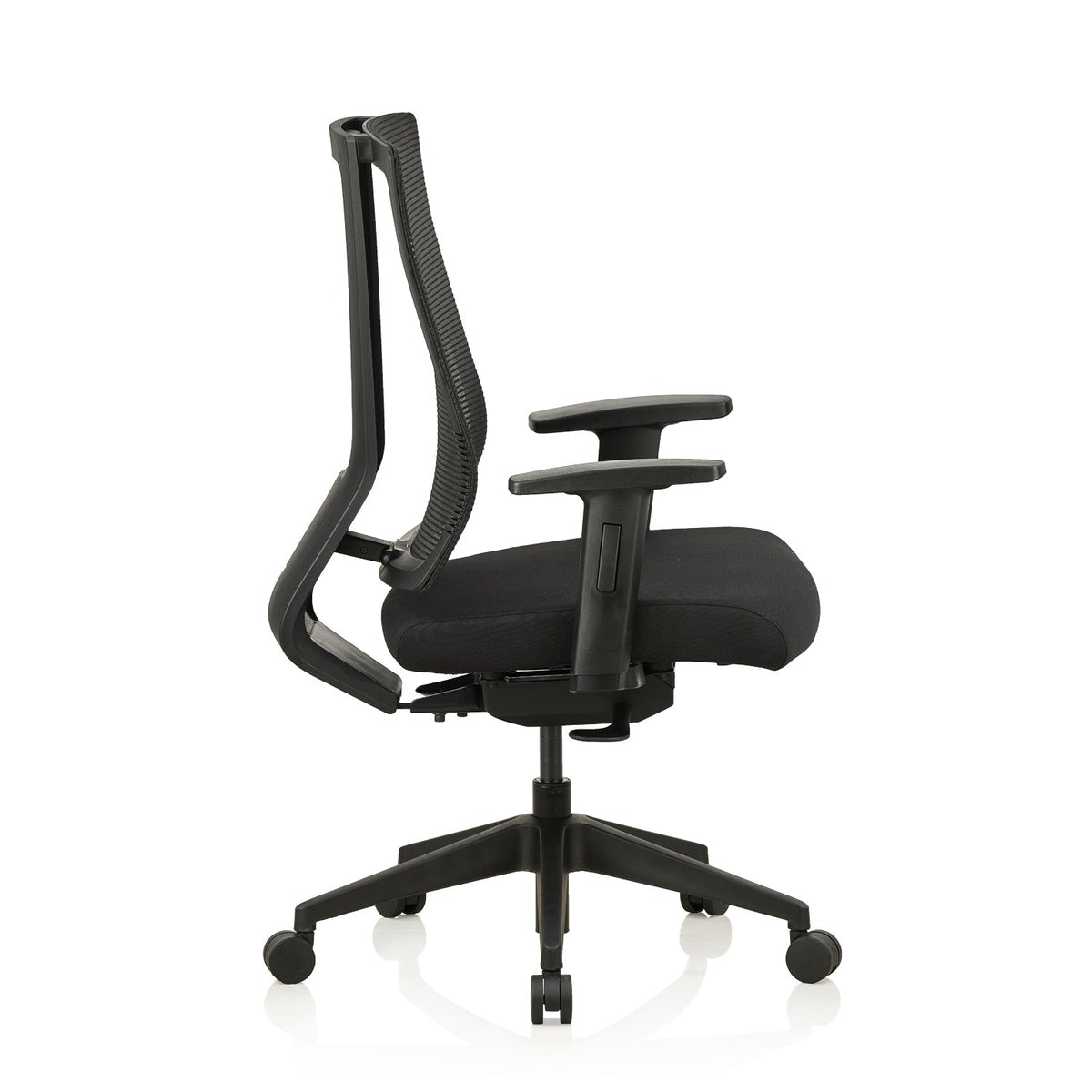 Featherlite Enzo Medium Back Mesh Chair with Magnaflex System for Stable Lower Back Support & Self Calibrate Multilock Mechanism