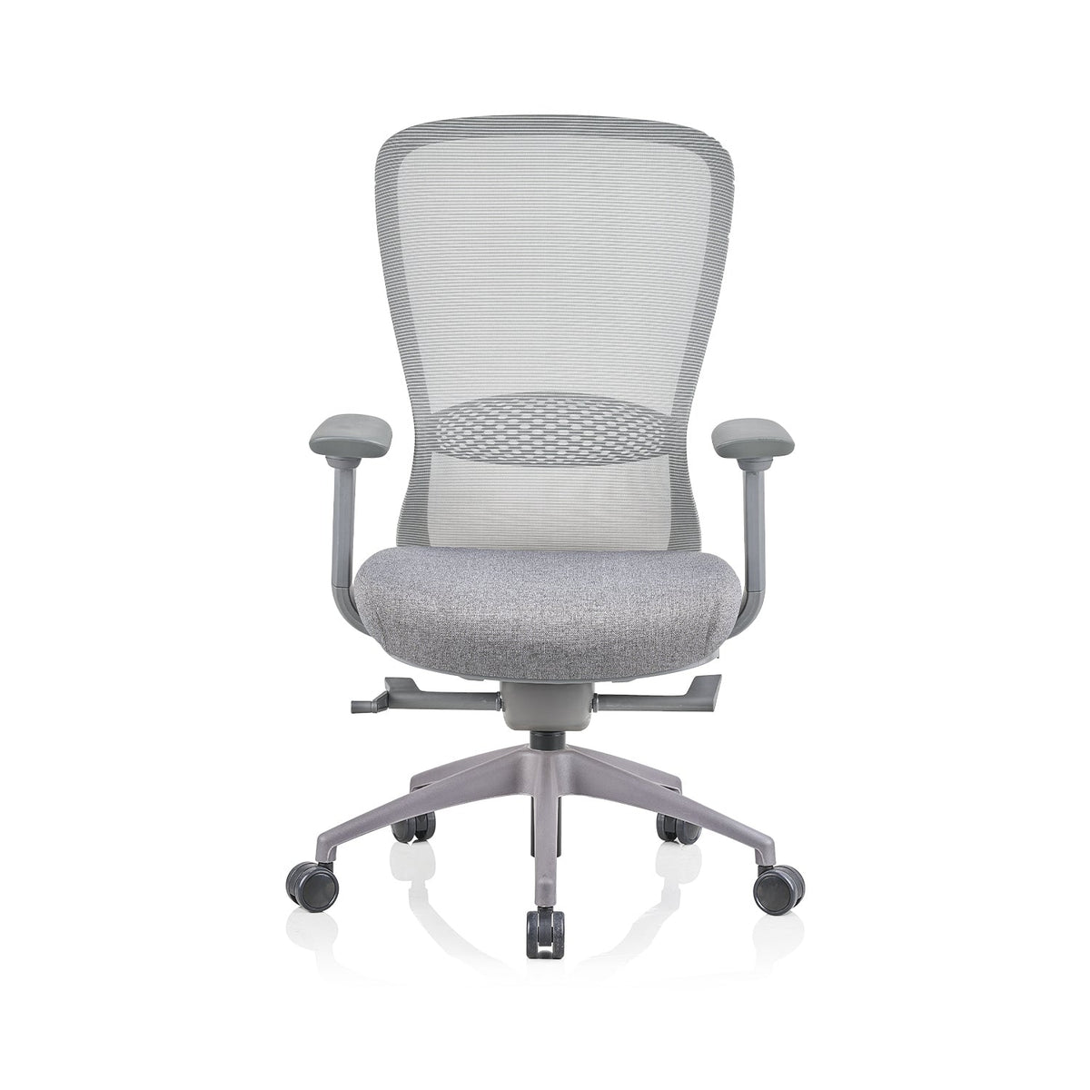 Featherlite Helix Medium Back Mesh Chair with Multilock Seat Sliding Mechanism & Four-Way Adjustable Arms