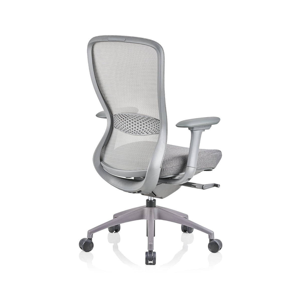 Featherlite Helix Medium Back Mesh Chair with Multilock Seat Sliding Mechanism & Four-Way Adjustable Arms