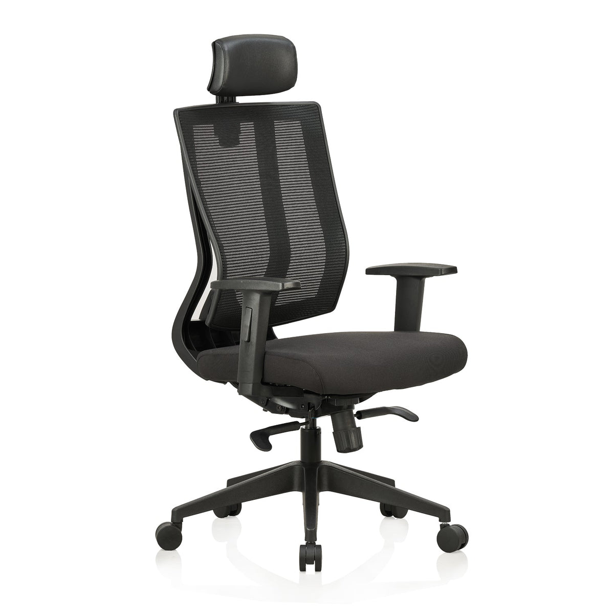 Featherlite Liberate Mesh Office Chair with Headrest, view 1