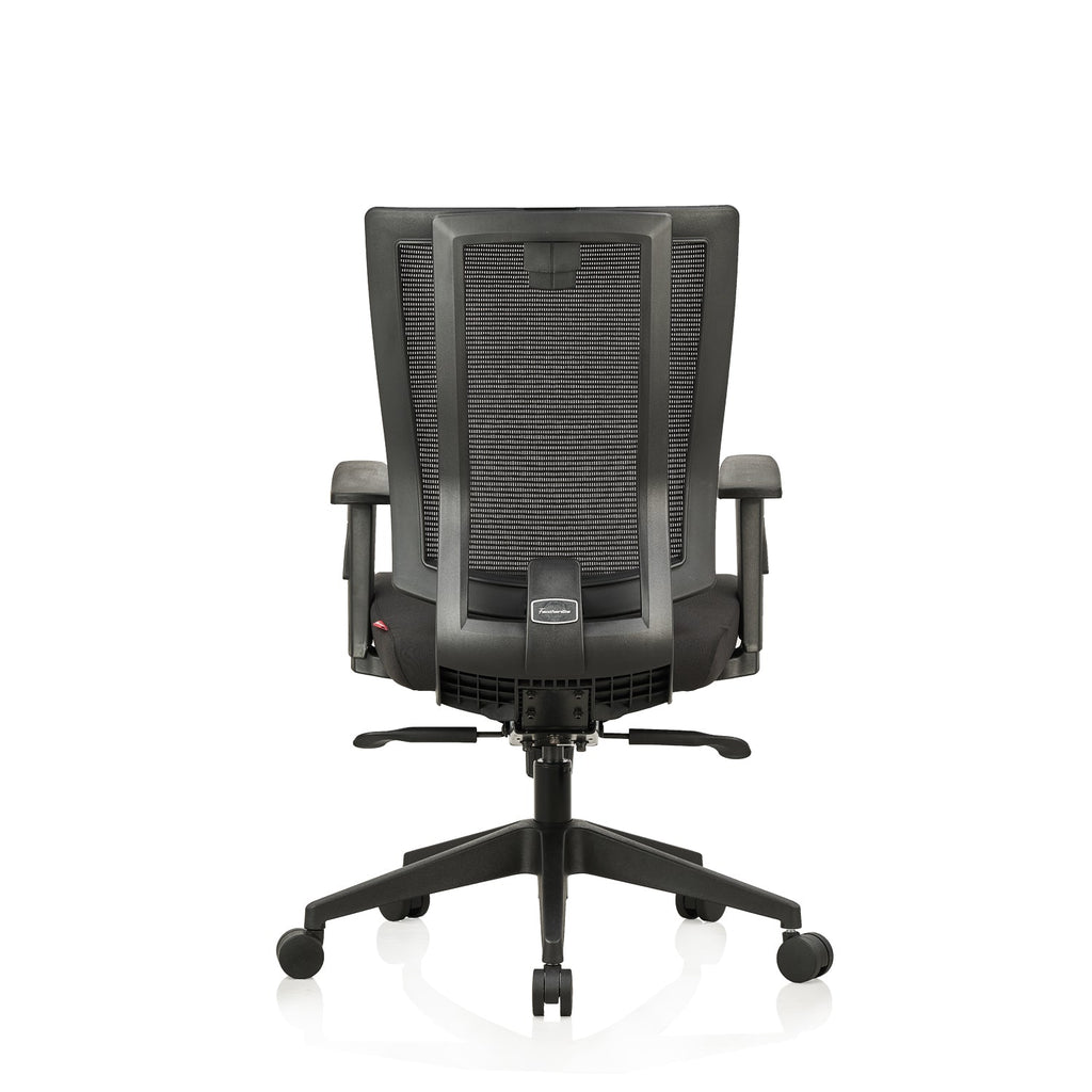 Featherlite Liberate Medium Back Mesh Chair with Dynaflex Back Support to Provide Dual Frame Flexibility & Multilock Mechanism