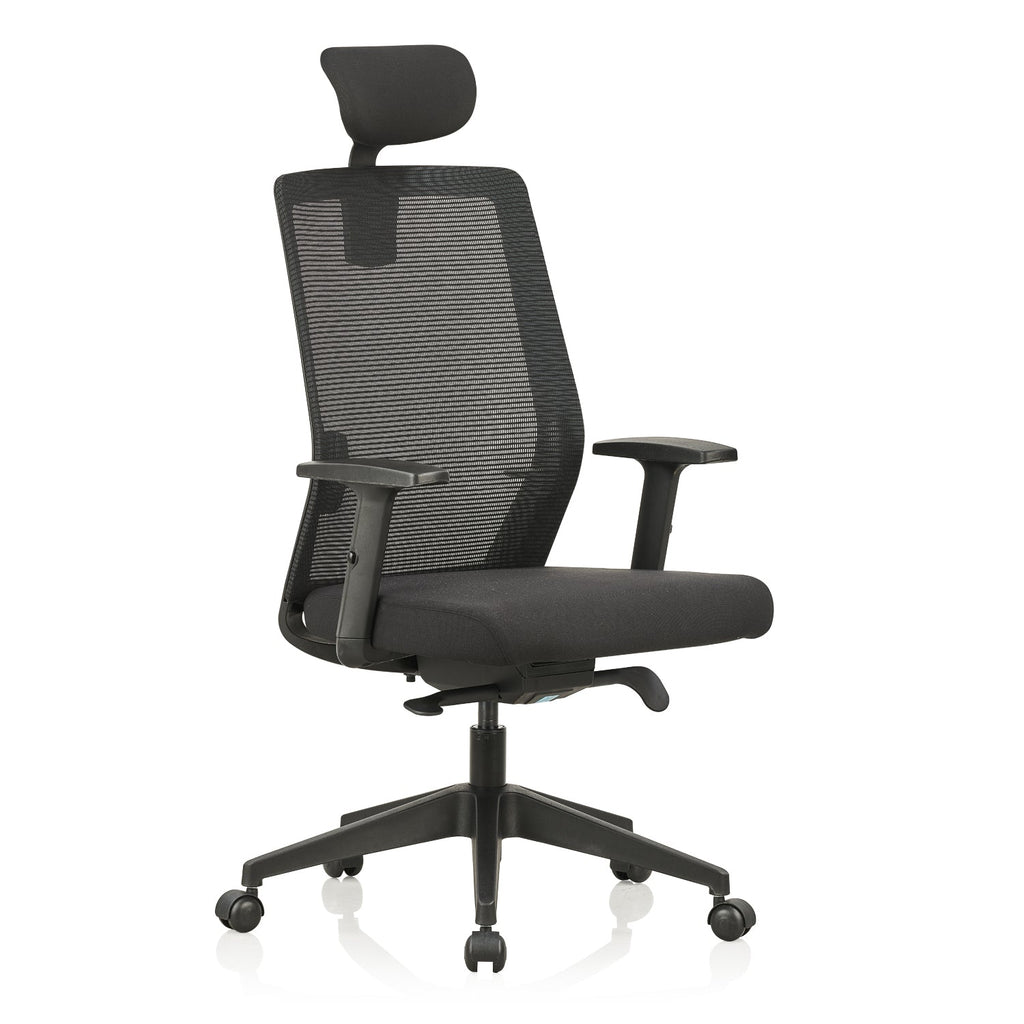 Featherlite Opus Mesh Office Chair with Headrest, view 1