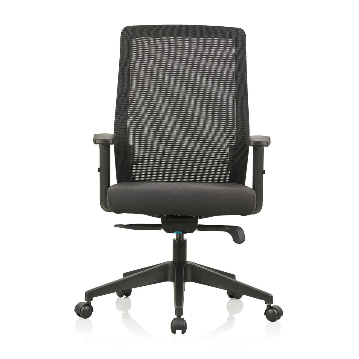Featherlite Opus Medium Back Mesh Chair with Self Calibrating Multilock Mechanism & Adjustable Asynchronous Lumbar Support
