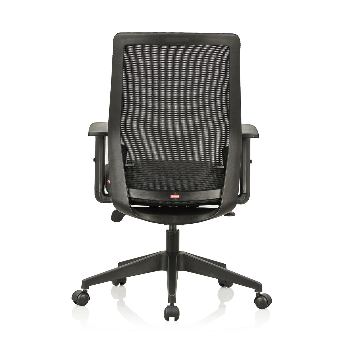 Featherlite Opus Medium Back Mesh Chair with Self Calibrating Multilock Mechanism & Adjustable Asynchronous Lumbar Support