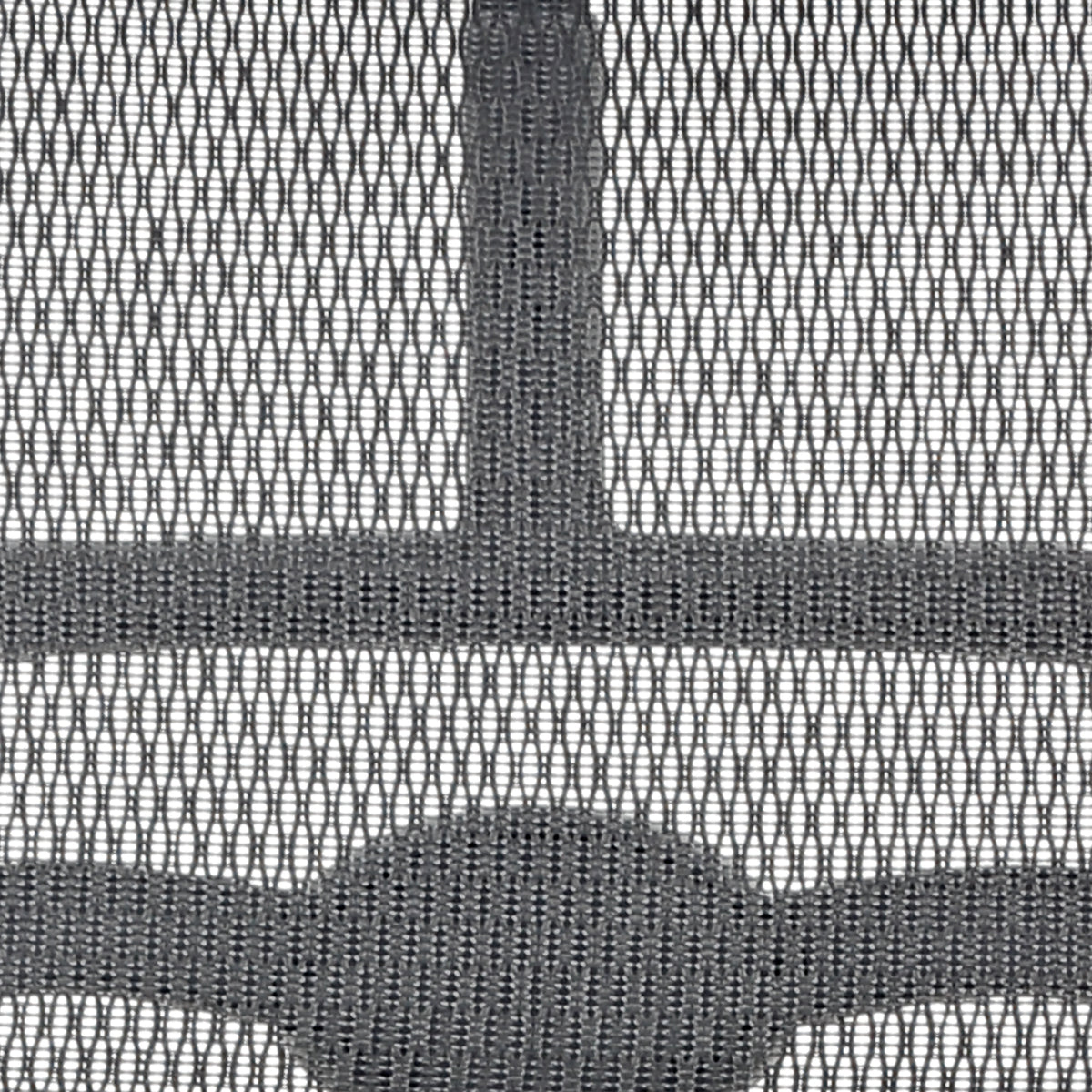 Featherlite Pinnacle Mesh Office Chair with Headrest (Black), mesh back close-up