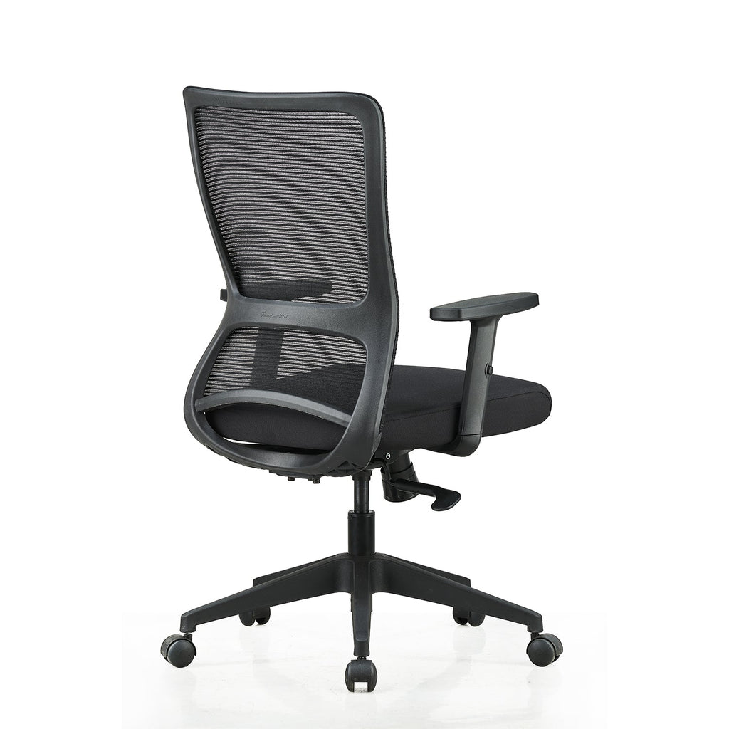 Featherlite Comet Medium Back Mesh Chair with Adjustable Arms