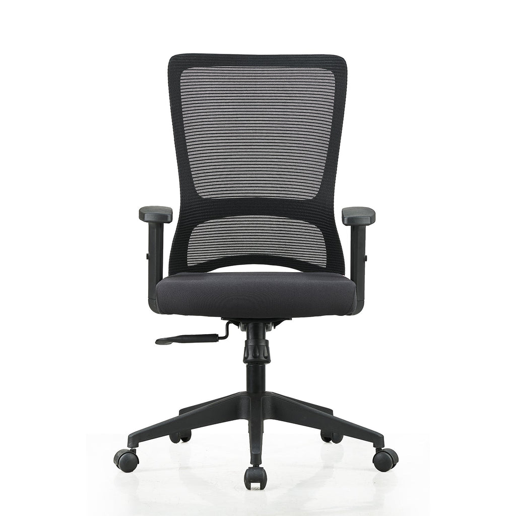 Featherlite Comet Medium Back Mesh Chair with Adjustable Arms