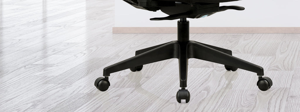 Glass-fibre-reinforced nylon 5-prong base