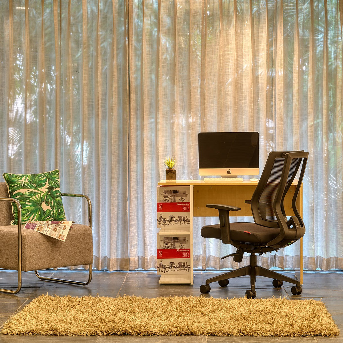 Featherlite Liberate chair at a maple study table