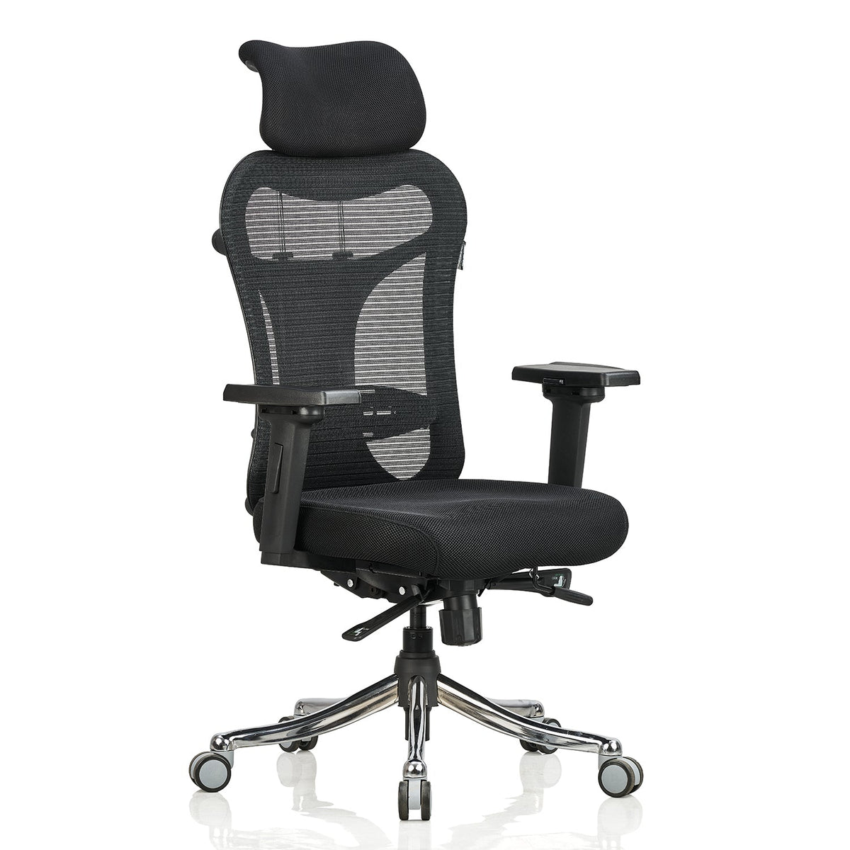 Featherlite Optima Mesh Office Chair with Headrest, view 1