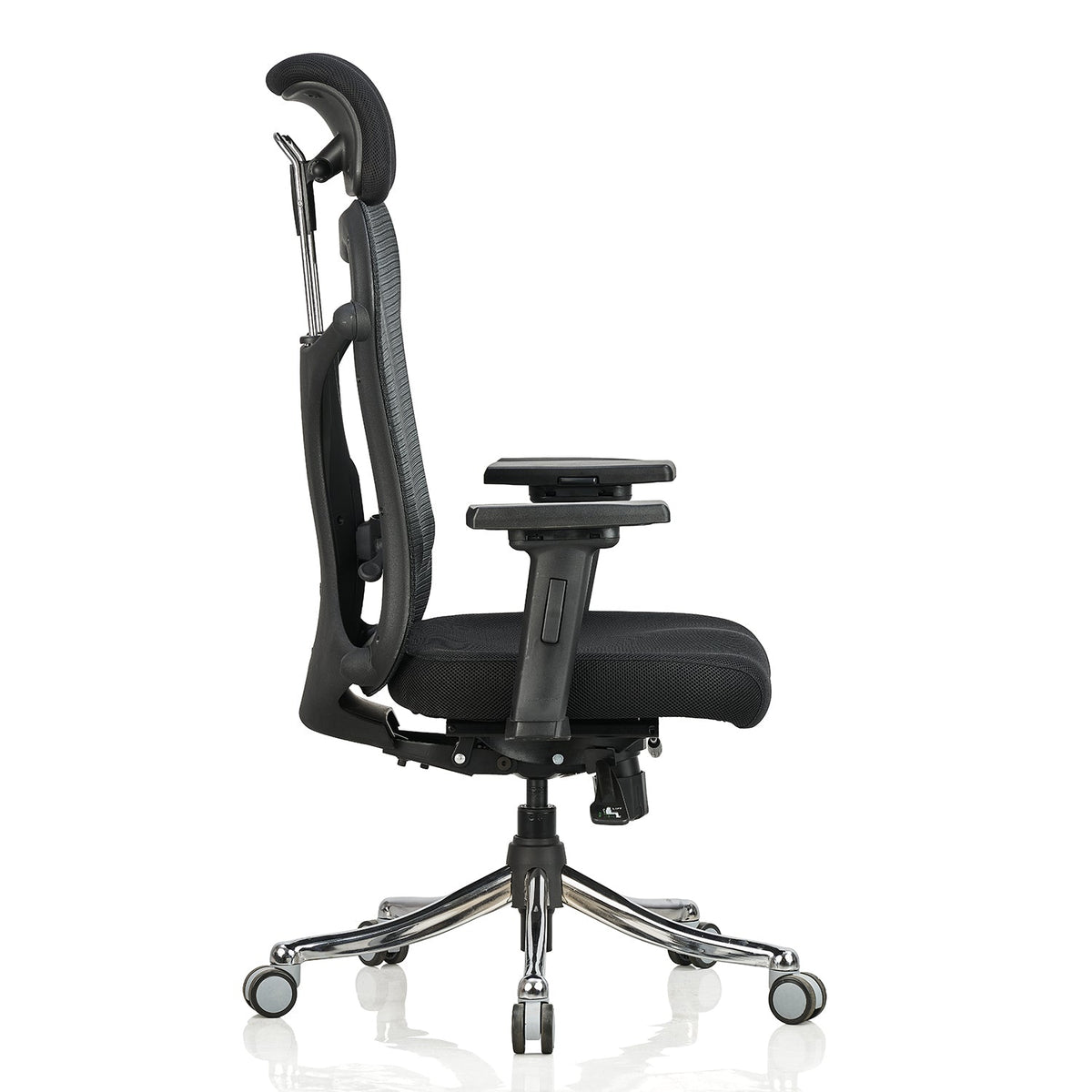 Featherlite Optima High Back Mesh Chair with Multilock Seat Sliding Mechanism & Three Way Adjustable Arms