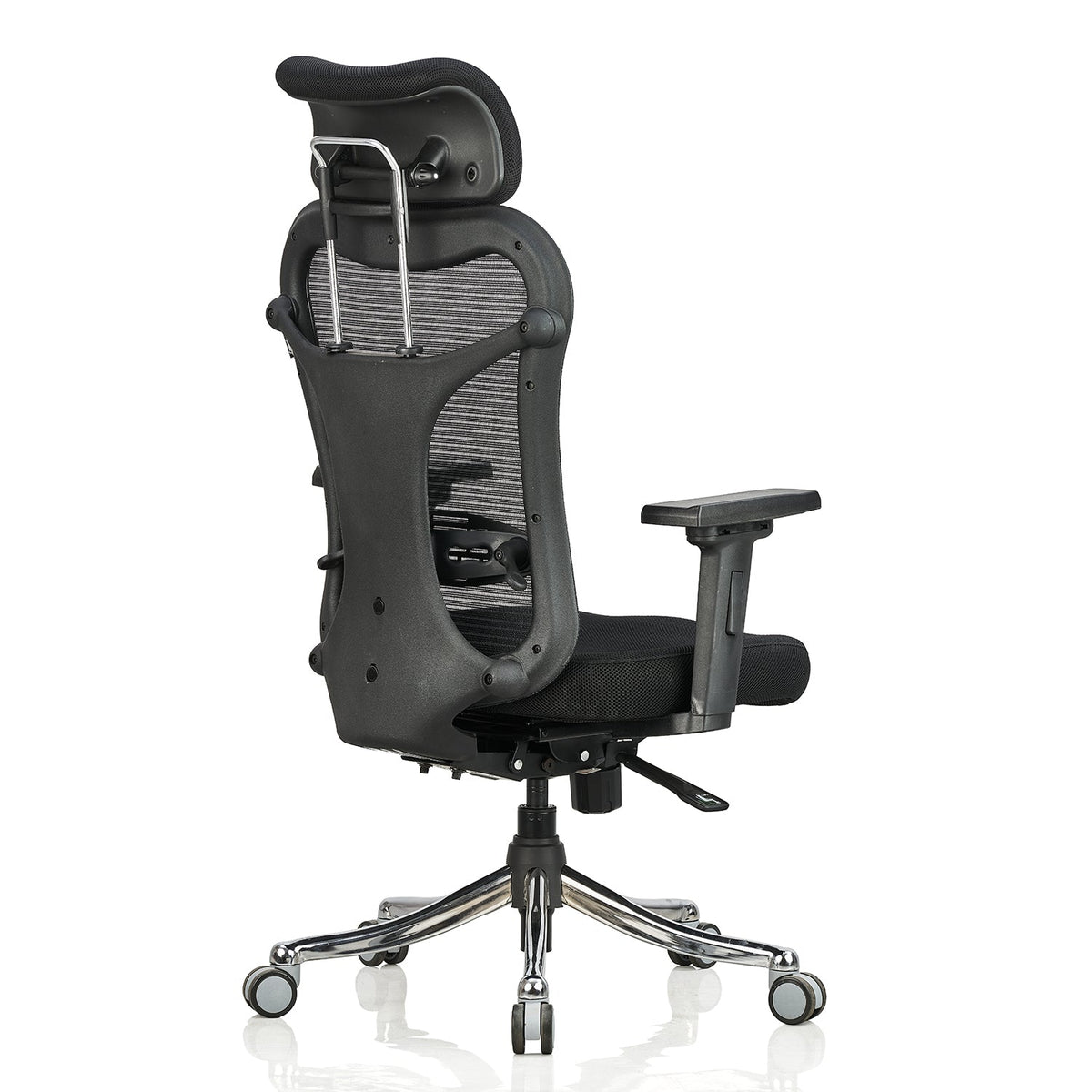 Featherlite Optima High Back Mesh Chair with Multilock Seat Sliding Mechanism & Three Way Adjustable Arms