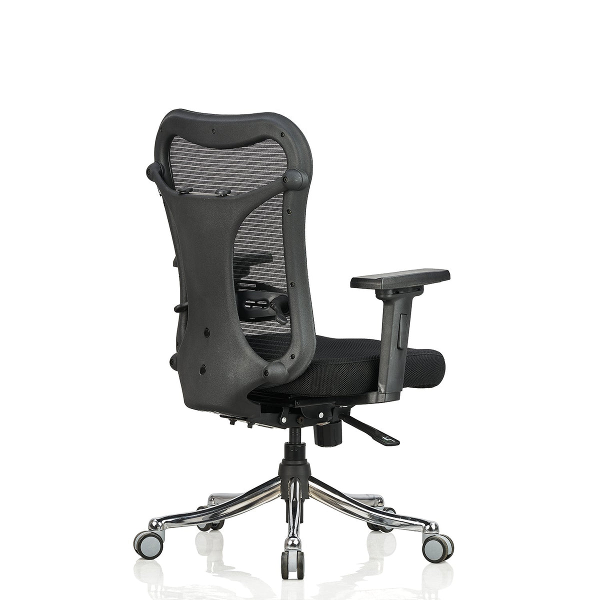 Featherlite Optima Medium Back Mesh Chair with Multilock Seat Sliding Mechanism & Three Way Adjustable Arms