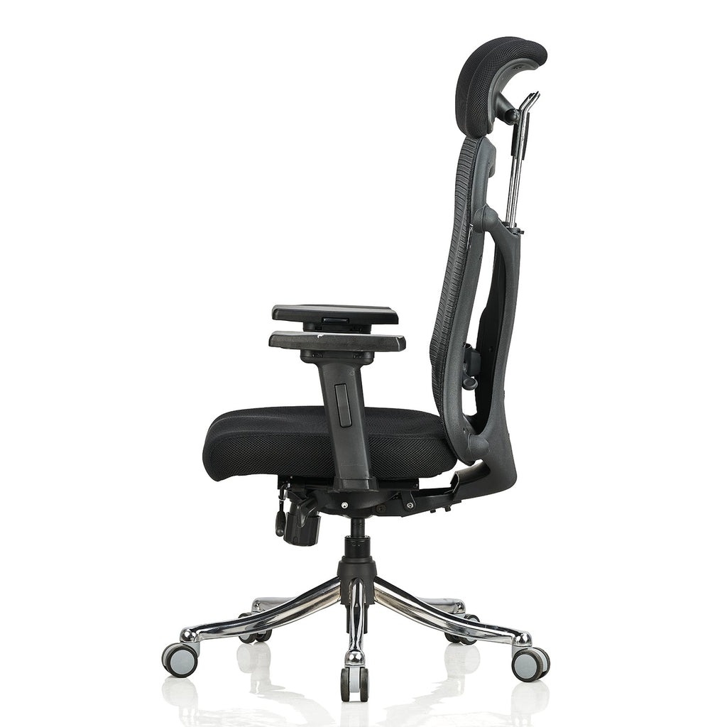 Featherlite Optima High Back Mesh Chair with Multilock Seat Sliding Mechanism & Three Way Adjustable Arms